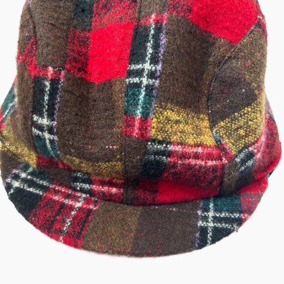 JESSICA SIMPSON KIDS NEWSBOYS HAT/CAP MULTI COLOR BROWN, RED, YELLOW, ONE SIZE - Picture 8 of 11